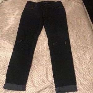 Dark blue skinny jeans